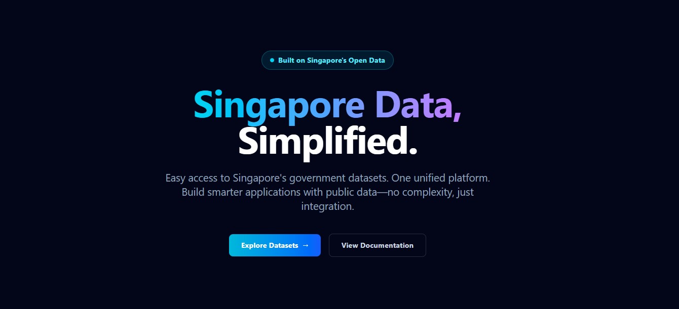 Singapore Open Data